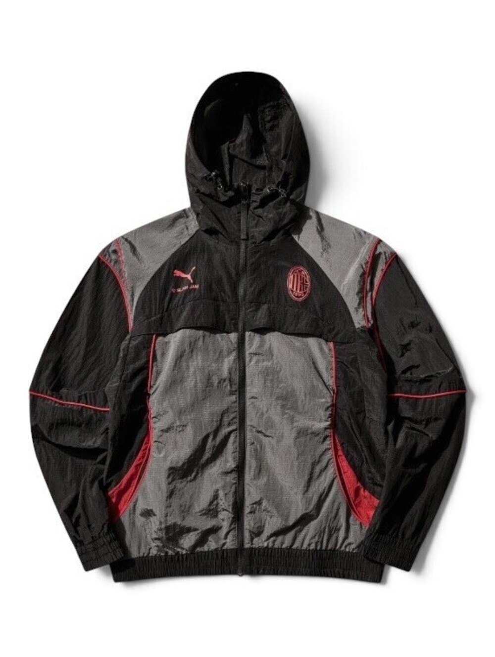 AC Milan x Slam Jam X PUMA Track Jacket $170 Black 787642 05 Men's MEDIUM M